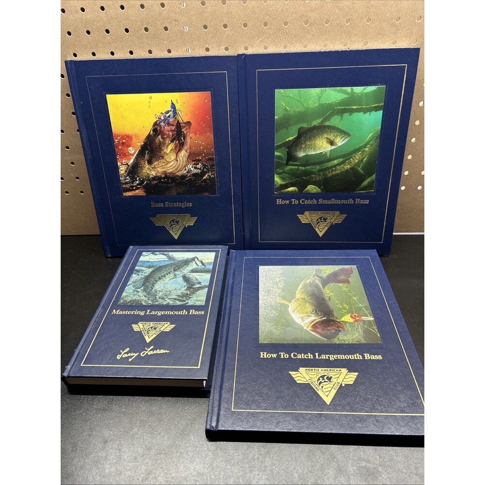 Bass Fishing Book Lot - 4 Books - North America Fishing Club